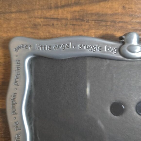 Malden Baby Pewter Picture Frame 3.5" X 5" Photos Train Baby Shower Christening - Picture 6 of 13